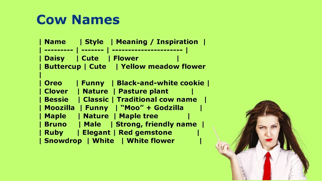 Cow Names: Cute, Funny, Unique & Meaningful Ideas for Every Cow