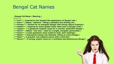 Bengal Cat Names: Cute, Wild, Unique Choices