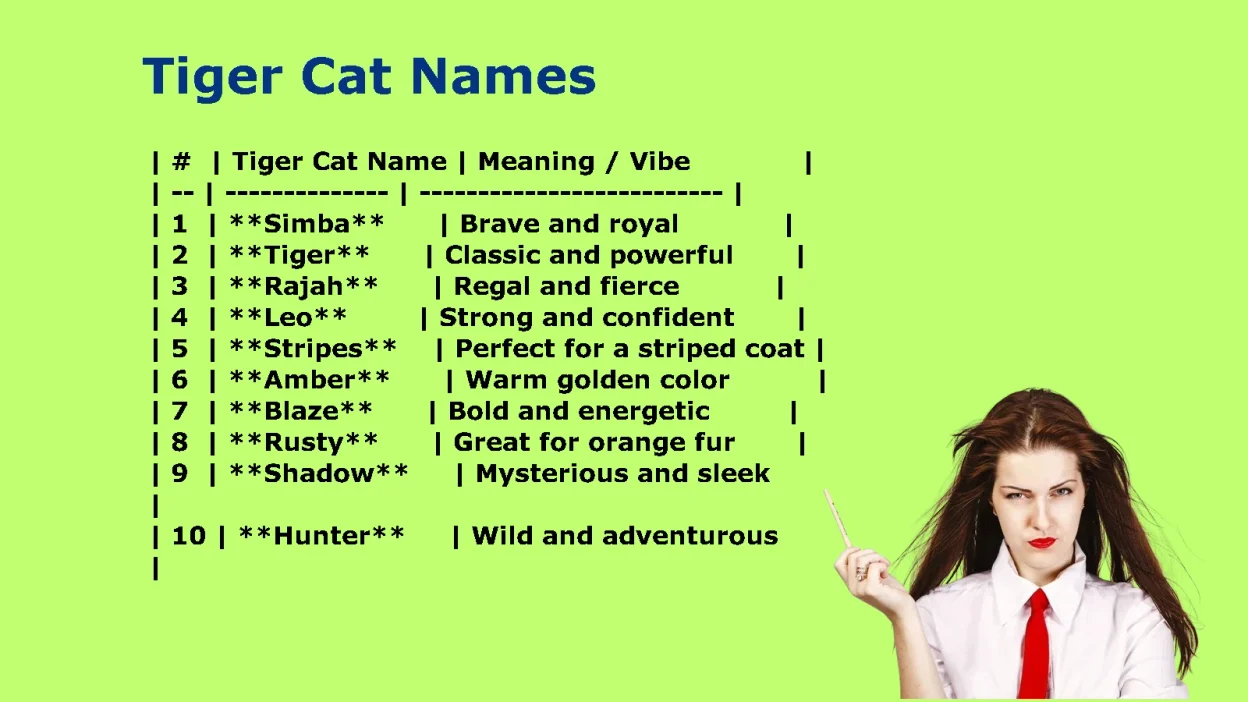 Tiger Cat Names: Fierce, Cute & Unique Ideas