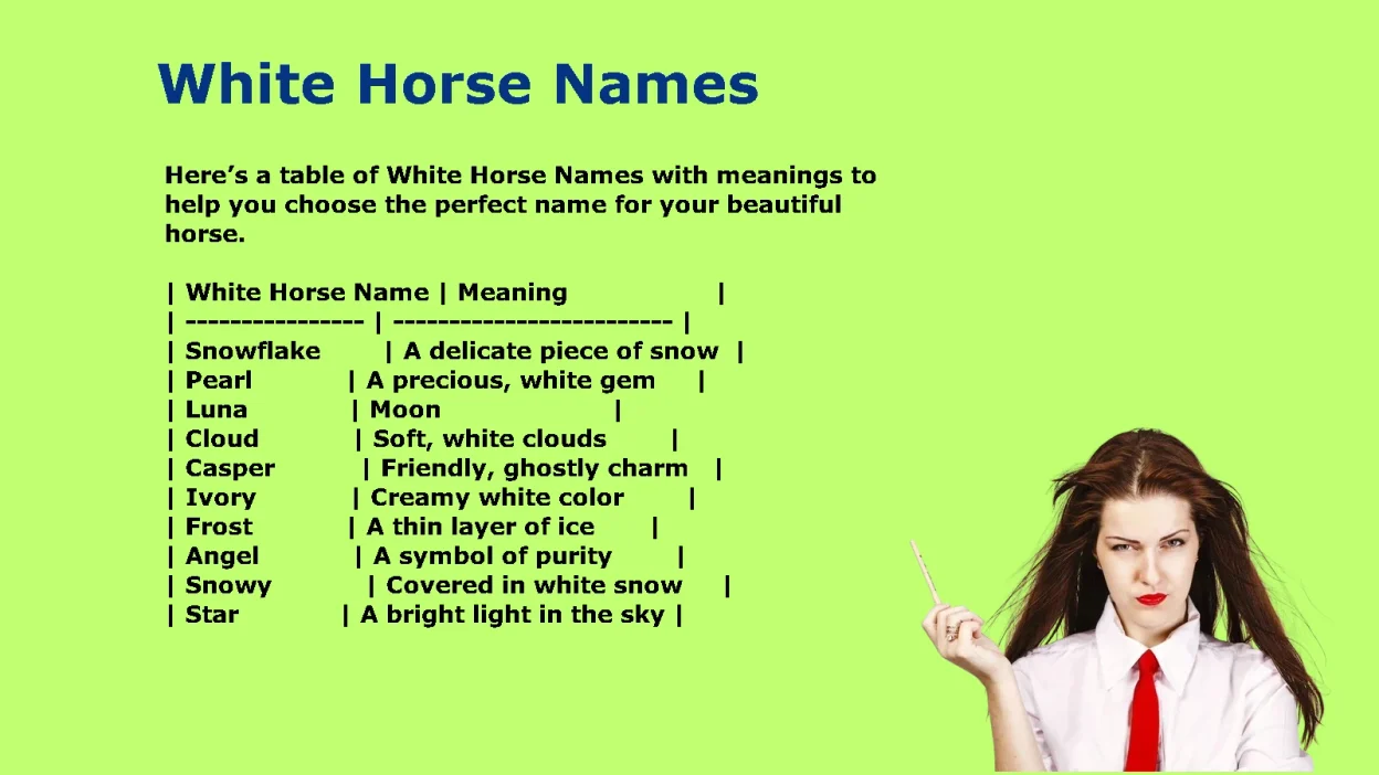 White Horse Names: 250+ Perfect Ideas for Every Personality