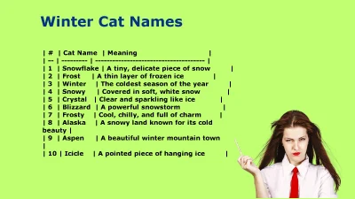 250+ Winter Cat Names Inspired by Snow and Ice